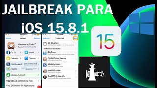 TUTORIAL ✅ JAILBREAK iOS 1581 NO Checkra1n en WINDOWS [upl. by Nosidda]