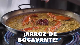 Arroz de Bogavante en Paella [upl. by Ateekan]