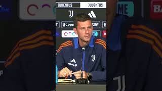 THIAGO MOTTA FORMAZIONE UFFICIALE anti GENOA in CONFERENZA STAMPA [upl. by Ohare704]