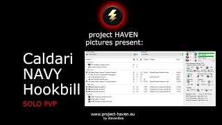 eve online  Caldari Navy Hookbill SOLO pvp [upl. by Grazia]