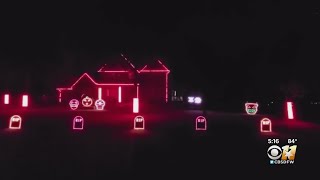 Collin County Resident Using Holiday Light Show As Toys For Tots Dropoff [upl. by Omle]