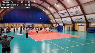 Pro Volley vs RIM cerveteri  14012024 [upl. by Josey]