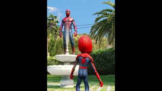 GTA 5 spiderman rescued shinchan shorts gta5 [upl. by Ainud319]