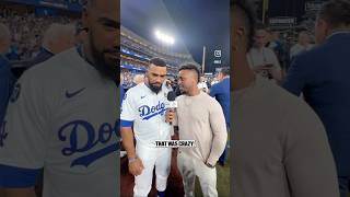 Teoscar Hernandez Reacts to Freddie Freeman’s WalkOff Grand Slam worldseries dodgers mlb [upl. by Radec]