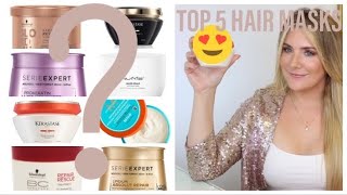 🥇 BEST Hair Masks of 2019  🏅 Ranking my TOP 5 Hair Masks [upl. by Esau]