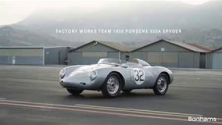 1958 Porsche 550A RS Spyder For Sale at 2018 Bonhams Scottsdale [upl. by Olen]