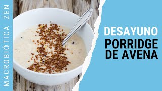 Avena DESAYUNO 🥣😍  COPOS de AVENA con Leche 100 Avena INTEGRAL MACROBIÓTICA [upl. by Assela]