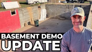 Basement Demolition Update and Remodeling Plans [upl. by Reema]