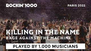 Killing In The Name  Rage Against The Machine played by 1000 musicians  Rockin1000 [upl. by Tessa]