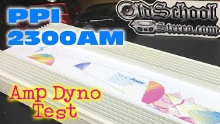 1991 Precision Power 2300AM Amp Dyno Test PPI Art [upl. by Dotti830]