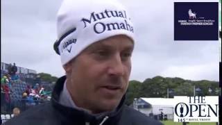 Henrik Stenson interview pre Third Round at The Open British Open 2016 [upl. by Prevot]