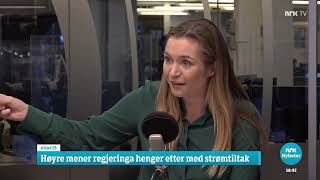 Dagsnytt 18 03102023 3 Mathilde TybringGjedde [upl. by Wiatt]