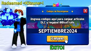 🤑 35 CÓDIGOS DE BLOX FRUITS CODES ROBLOX SEPTIEMBRE 2024 [upl. by Peppy]