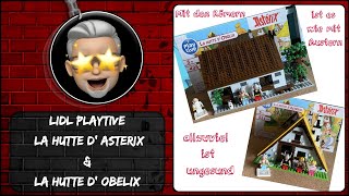 La Hutte DAsterix amp La Hutte DObelix  Lidl Playtive® Sets mit den Häusern von Asterix und Obelix [upl. by Norrej180]