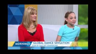 Maddie Ziegler in Australia  Morning Show Interview [upl. by Nickelsen]