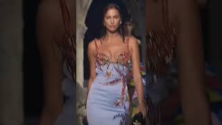 irinashayk runway walk shorts rampwalk fashion [upl. by Nosreffej375]