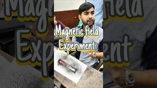 Magnetic field demonstration in Class sciencegurushivam scienceguru ytshorts education [upl. by Erodavlas]