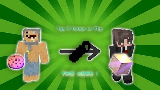 Top 5 Items To Bazaar Flip This Week  Hypixel Skyblock 1 [upl. by Aisila764]