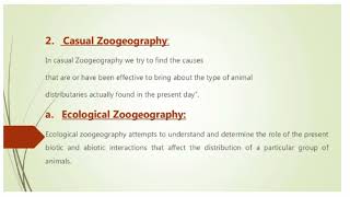 Introduction and branches of zoogeography [upl. by Minda]