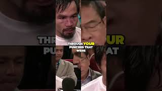 Manny Pacquiao Reacts to his Knockout against Juan Manuel Marquez 4 PACQUIAOMARQUEZ MANNYPACQUIAO [upl. by Atinej492]