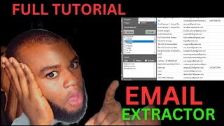 email extractor full tutoria [upl. by Sirronal349]