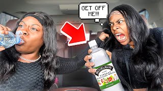 REPLACING MY SISTERS WATER WITH VINEGAR PRANK EXTREMELY HILARIOUS [upl. by Ydorb]