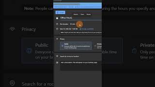 🗓️ How to create bookable time in Outlook for Web shorts [upl. by Chu]