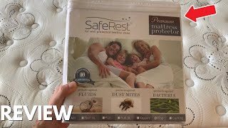 SafeRest Waterproof Mattress Protector  Quick Review [upl. by Eldridge838]