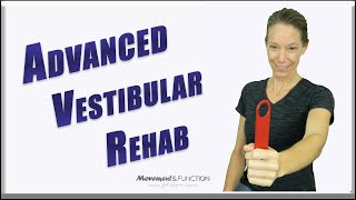 ADVANCED Vestibular Rehab Exercises  Progression of my INTERMEDIATE Vestibular Rehab Video [upl. by Cordie]