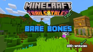 How to Download And Install BareBones Texture Pack on MCPE120 [upl. by Carlstrom]