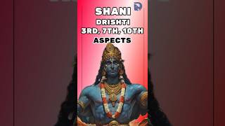 Aspects of Saturn Shani Devs 3rd 7th and 10th Drishti [upl. by Xed]