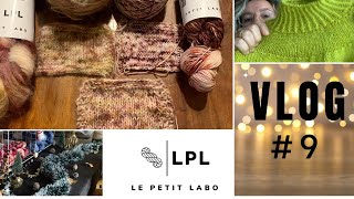 Vlog d’automne 9  un pull terminé un châle commencé un marché de Noël et de la motivation [upl. by Erdreid]