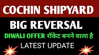 Cochin Shipyard Share 🔴 Latest News Today  Cochin Shipyard Stock Updates [upl. by Eedya587]