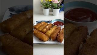 FASTEST Way to Make Fried Mozzarella Sticks in 5 Minutes shorts [upl. by Acirret]