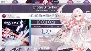 【arcaea】 Ignotus Afterburn Future  理論値 スマホ手元 [upl. by Lissi753]