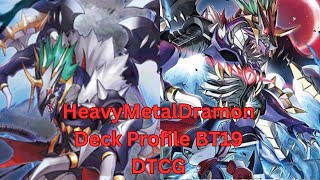 HeavyMetalDramon Deck Profile BT19 DIGIMON TCG [upl. by Notserk46]