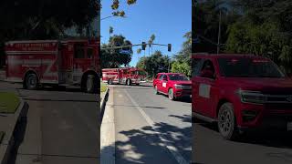 Riverside City Fire Department color guard and units veteransday2024 Downtown Riverside [upl. by Farrell315]