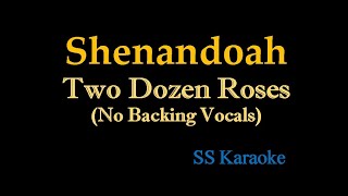 Shenandoah  Two Dozen Roses Karaoke No Backing Vocals [upl. by Accisej754]