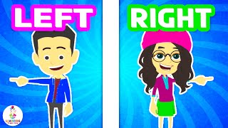 LEFT and RIGHT  The DIRECTIONS for KIDS  Easy Learning Videos for Toddlers [upl. by Annej]