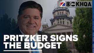 Governor JB Pritzker Talks About Signing the 2024 Illinois Budget [upl. by Trella354]