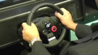 Logitech Driving Force GT Racing Wheel review for PC [upl. by Enirtak153]