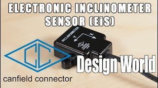 Canfield Connectors electronic inclinometer measures tilt or slope in harsh environments [upl. by Yedorb]