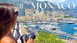 MONACO TRAVEL Monaco Walking Tour 4K FRENCH RIVIERA Monaco Ville Prince Palace Côte d’Azur [upl. by Ahders571]