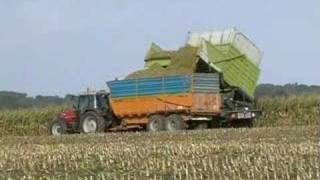 ensilage 2006 claas jaguar 900 field shuttle [upl. by Karlin]