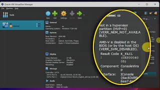 How to fix AMDV Is Disabled In The BIOS Error on Oracle VM VirtualBox [upl. by Carder]