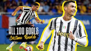 CRISTIANO RONALDO SCORES 100TH JUVENTUS GOAL  ALL 100 GOALS  CR100 🔥⚽️ [upl. by Gerlac]