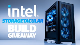 Intel quotStoragetacularquot Giveaway Build  Corsair 4000d with 10900k and RTX 3080 Benchmarks [upl. by Daisy726]