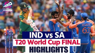 IND vs SA T20 World Cup Final 2024 Highlights  India vs South Africa Final Highlights  Highlights [upl. by Alohcin]