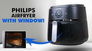 Philips Air Fryer NA231 with a WINDOW  BEST AIRFRYER IN INDIA  Unboxing and Review [upl. by Sidonnie]