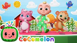 Dance Steps Song  CoComelon Animal Time  Animals for Kids [upl. by Noloc]